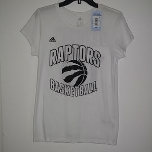 Adidas NBA Women's Raptors DeRozan Cap Sleeve Tee